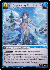 Acquiescing Rejection (030), Promotional Cards — Grand Archive card price
