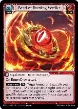 Band of Burning Verdict (032), Promotional Cards — Grand Archive card price