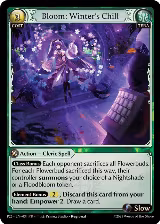 Bloom: Winter's Chill (034), Promotional Cards — Grand Archive card price