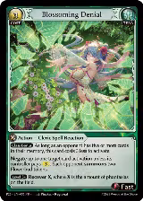 Blossoming Denial (035), Promotional Cards — Grand Archive card price