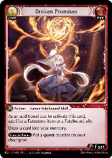 Broken Promises (036), Promotional Cards — Grand Archive card price