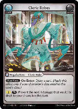 Cleric Robes (038) (038), Promotional Cards — Grand Archive card price