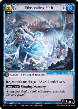 Dissuading Halt (041), Promotional Cards — Grand Archive card price