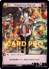 Wandering Glaivier (016), Promotional Cards — Grand Archive card price