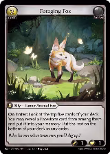 Foraging Fox (050), Promotional Cards — Grand Archive card price