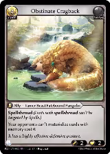 Obstinate Cragback (040), Promotional Cards — Grand Archive card price