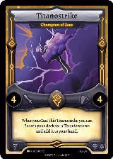 Titanostrike - Champion of Zeus (TP3-04) — card price