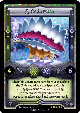Cedarsaur (TP3-14) — card price
