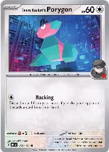 Team Rocket's Porygon (153/182), Destined Rivals — Pokémon card price