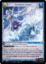 Frostlorn Caress (052), Promotional Cards — Grand Archive card price