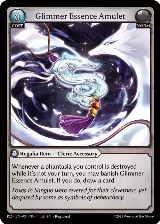 Glimmer Essence Amulet (054), Promotional Cards — Grand Archive card price