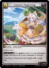 Journey's Beginning (057), Promotional Cards — Grand Archive card price