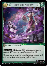 Ripples of Atrophy (065), Promotional Cards — Grand Archive card price