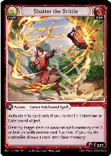 Shatter the Brittle (068), Promotional Cards — Grand Archive card price