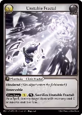 Unstable Fractal (072), Promotional Cards — Grand Archive card price