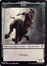 Tiny // City's Blessing Double-Sided Token (21 // 17) — card price