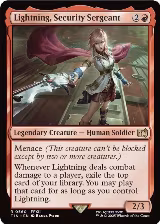 Lightning, Security Sergeant (560) — card price