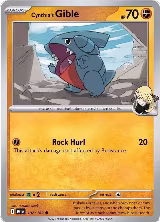Cynthia's Gible (102/182), Destined Rivals — Pokémon card price