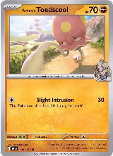 Arven's Toedscool (109/182), Destined Rivals — Pokémon card price