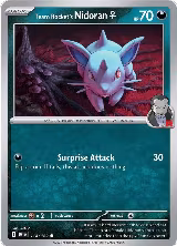 Team Rocket's Nidoran F (114/182), Destined Rivals — Pokémon card price
