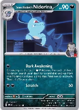 Team Rocket's Nidorina (115/182), Destined Rivals — Pokémon card price