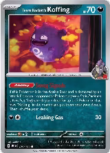 Team Rocket's Koffing (125/182), Destined Rivals — Pokémon card price
