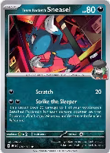Team Rocket's Sneasel (128/182), Destined Rivals — Pokémon card price