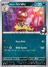 Marnie's Scrafty (133/182), Destined Rivals — Pokémon card price