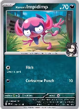 Marnie's Impidimp (134/182), Destined Rivals — Pokémon card price