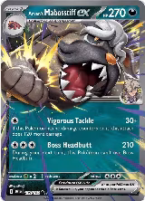 Arven's Mabosstiff ex - 139/182 (139/182), Destined Rivals — Pokémon card price