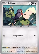 Taillow (156/182), Destined Rivals — Pokémon card price