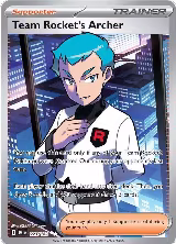 Team Rocket's Archer - 223/182 (223/182), Destined Rivals — Pokémon card price