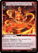 Fragmented Spirit of Fire (1) — card price