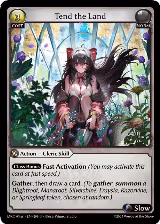 Tend the Land (209) — card price