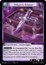 Malignant Athame (011) — card price