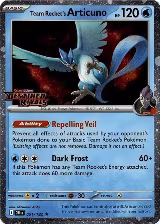 Team Rocket's Articuno - 051/182 (Cosmos Holo) (Destined Rivals Stamp) (051/182), Miscellaneous Cards & Products — Pokémon card price