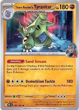 Team Rocket's Tyranitar (Non-holo) (096/182) — card price