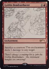 Goblin Bombardment (7022) (7022), Secret Lair Drop Series — Magic card price