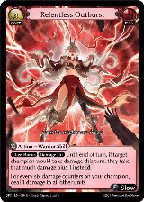 Relentless Outburst (019) — card price