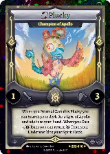 Plucky - Champion of Apollo (Stellar) (SS2-110) — card price
