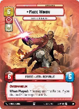 Mace Windu - Leaping into Action (Foil) (30), Legends of the Force: Weekly Play Promos — Star Wars card price