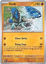 Sawk (049/086), White Flare — Pokémon card price