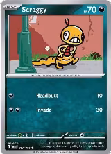 Scraggy (057/086), White Flare — Pokémon card price