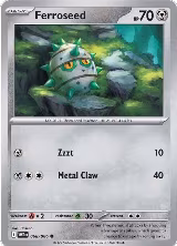 Ferroseed (068/086), White Flare — Pokémon card price
