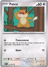 Patrat (072/086), White Flare — Pokémon card price