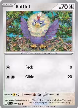 Rufflet (077/086), Black Bolt — Pokémon card price