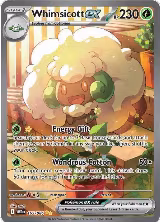 Whimsicott ex - 165/086 (165/086), White Flare — Pokémon card price