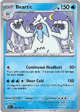 Beartic (026/086), Black Bolt — Pokémon card price