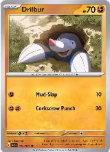 Drilbur (045/086), Black Bolt — Pokémon card price
