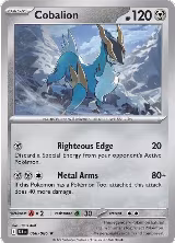 Cobalion (066/086), Black Bolt — Pokémon card price